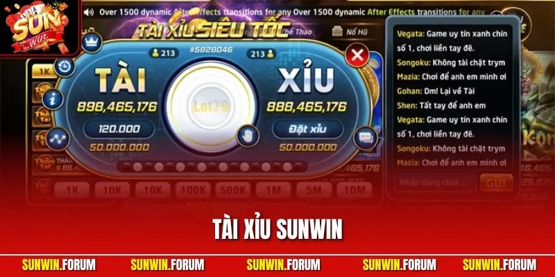 Tài xỉu SUNWIN